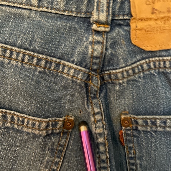 Levi’s women’s vintage 1970s orange tab light weight 5 pocket med wash jeans 28. - Picture 6 of 12